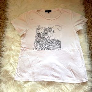 LA Hearts ocean wave shirt